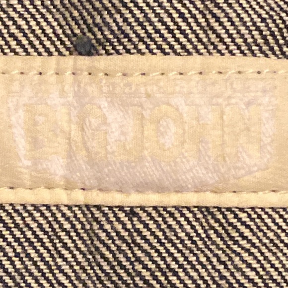 Big John Rare Jean Jacket R601-9 -EUC Size M/L - Picture 11 of 15